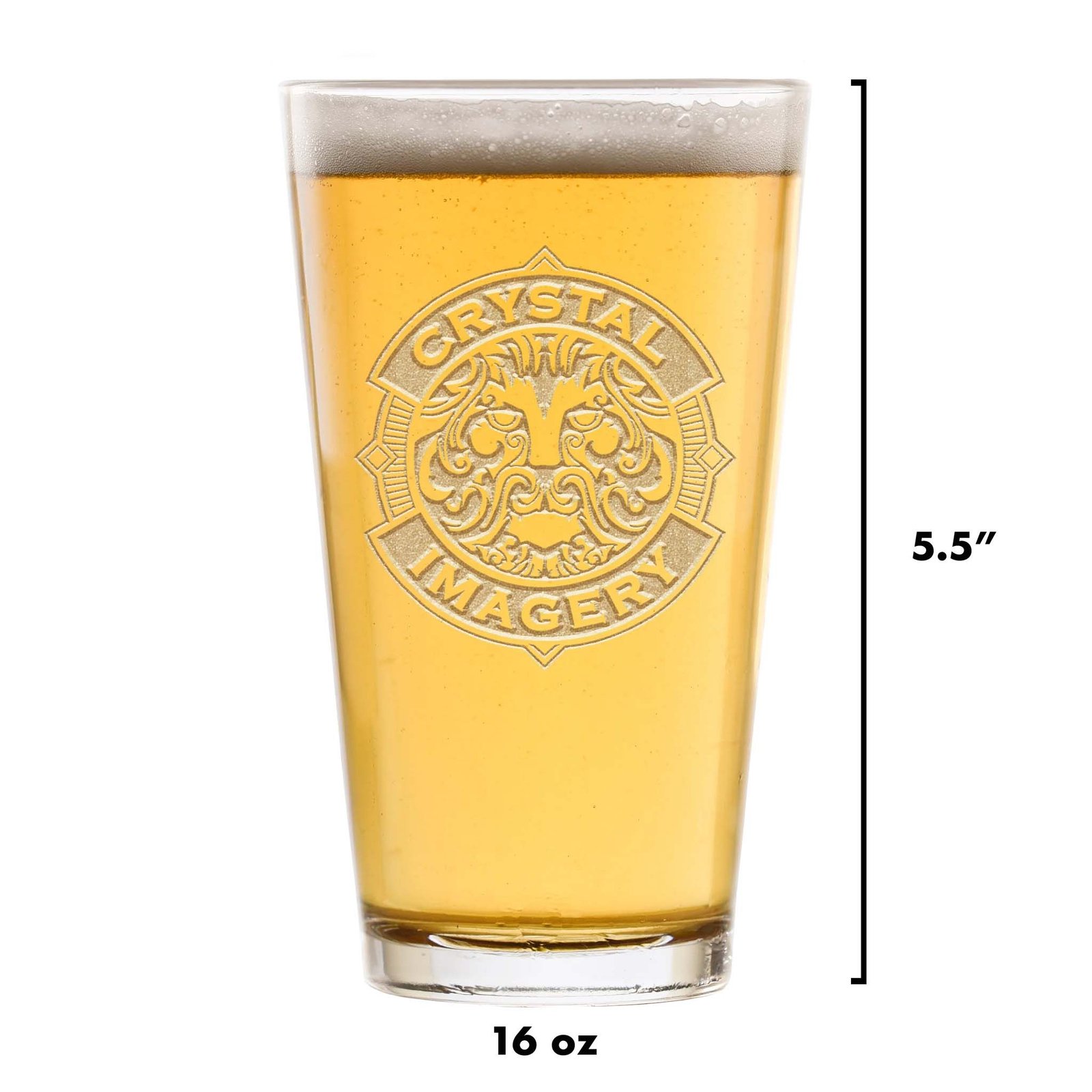 50th Birthday Beer Pint Glass - Image 5