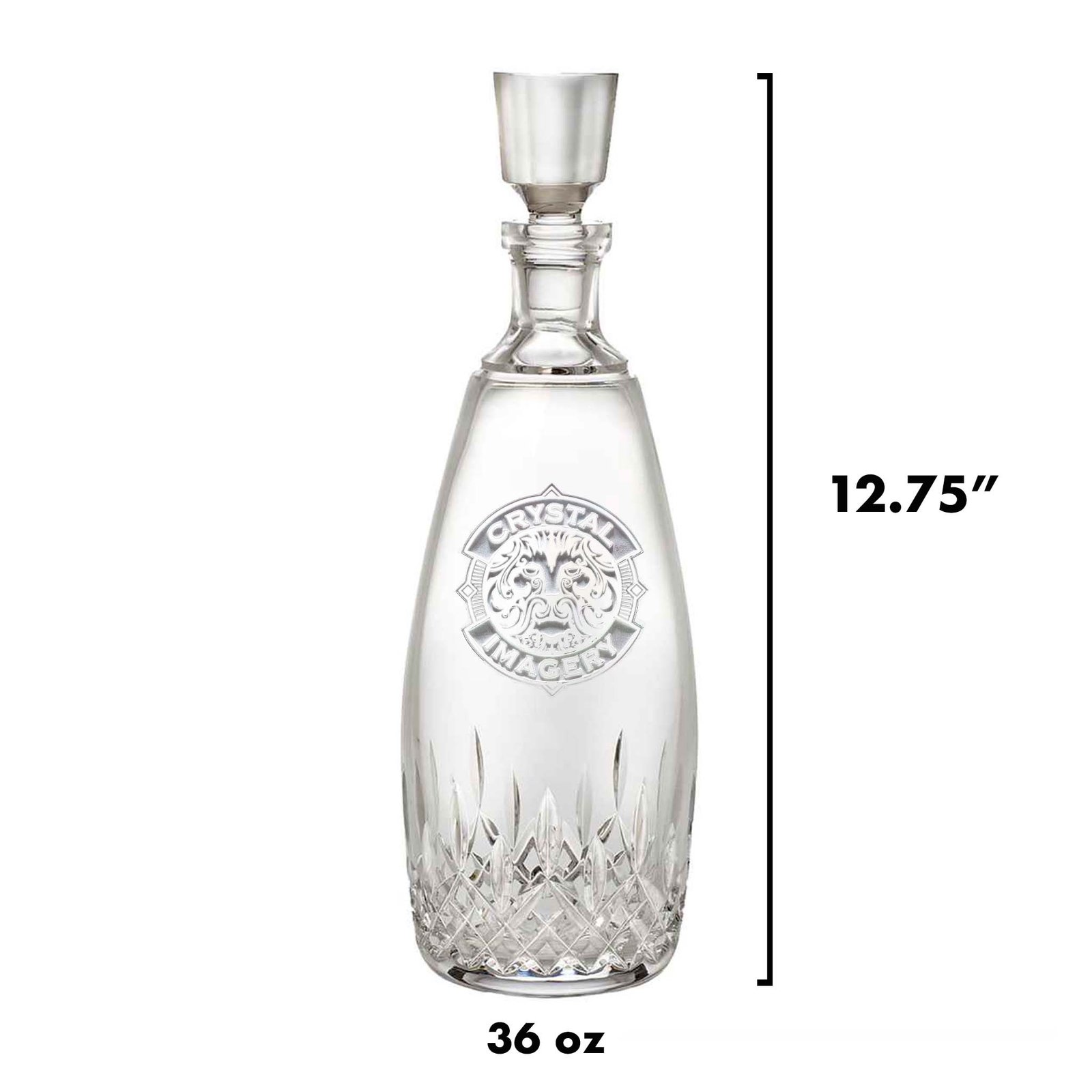 Engraved, Waterford Crystal Whiskey Decanter - Image 13